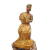 Imagem Orixá Ogum Estilo Madeira com Dourado 20cm em Gesso - comprar online