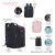 Imagen de MOCHILA DE VIAJE TRENDY NEGRO C/ AQUA