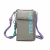 PHONE BAG TRENDY PLATEADO CELESTE