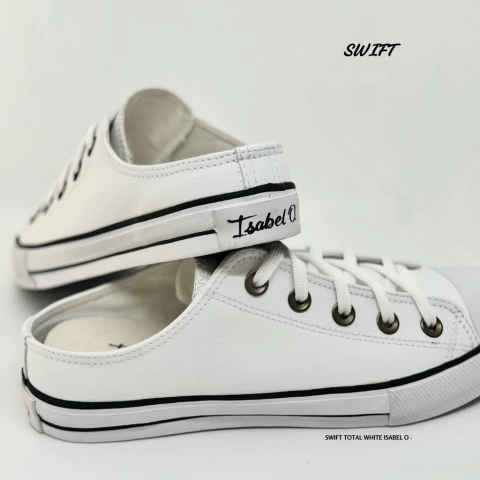 Swift Total White (sin talon) Cuero ecologico
