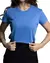 Camiseta 100% Algodão fio 30.1 penteado Azul Royal Feminina (Babylook) - loja online