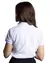 Camiseta Polo Piquet PA Branca Feminina (Babylook - loja online