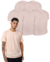 Kit 5 Camisetas Masculina - 100% Poliéster Anti Pilling