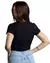 Camiseta 100% Algodão fio 30.1 penteado Preta Feminina (Babylook) - Sansar Camisetas 