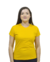 Camiseta 100% Algodão fio 30.1 penteado Amarelo Ouro Feminina (Babylook) na internet