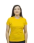 Camiseta 100% Algodão fio 30.1 penteado Amarelo Ouro Feminina (Babylook) - comprar online
