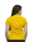 Camiseta 100% Algodão fio 30.1 penteado Amarelo Ouro Feminina (Babylook) - Sansar Camisetas 