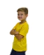 Camiseta Infantil 100% Poliéster Anti Pilling Amarelo Canário - comprar online