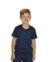 Camiseta Infantil 100% Poliéster Anti Pilling Azul Marinho - comprar online