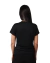 Camiseta 100% Poliéster Anti Pilling Gola V Preta Feminina (Babylook) - Sansar Camisetas 
