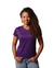 Camiseta 100% Poliéster Anti Pilling Roxo Feminina (Babylook) - comprar online