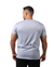 Camiseta 100% Poliéster Anti Pilling Cinza Claro Masculina - Sansar Camisetas 