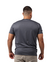 Camiseta 100% Poliéster Anti Pilling Cinza Escuro Masculina - Sansar Camisetas 