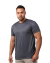 Camiseta 100% Poliéster Anti Pilling Cinza Escuro Masculina - comprar online