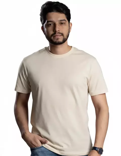 Camiseta 100% Algodão fio 30.1 penteado Mescla Masculina - comprar online
