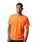 Camiseta 100% Poliéster Anti Pilling Laranja Flúorescente Masculina - comprar online