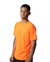 Camiseta 100% Poliéster Anti Pilling Laranja Flúorescente Masculina na internet