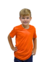 Camiseta Infantil 100% Poliéster Anti Pilling Laranja - comprar online