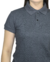 Camiseta Polo Piquet PA Cinza Mescla Feminina (Babylook - comprar online