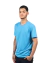 Camiseta 100% Poliéster Anti Pilling Turquesa Masculina na internet