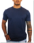 Camiseta 100% Algodão fio 30.1 penteado Azul Marinho Masculina - comprar online