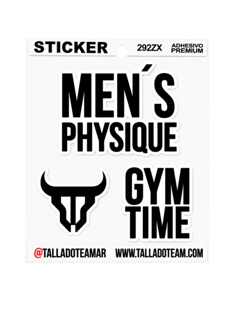 Stickers Personalizados Gym - TALLADO