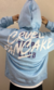 Hoodie 'Cruel Pancake' Blue Light