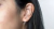 earcuff unilateral prateado