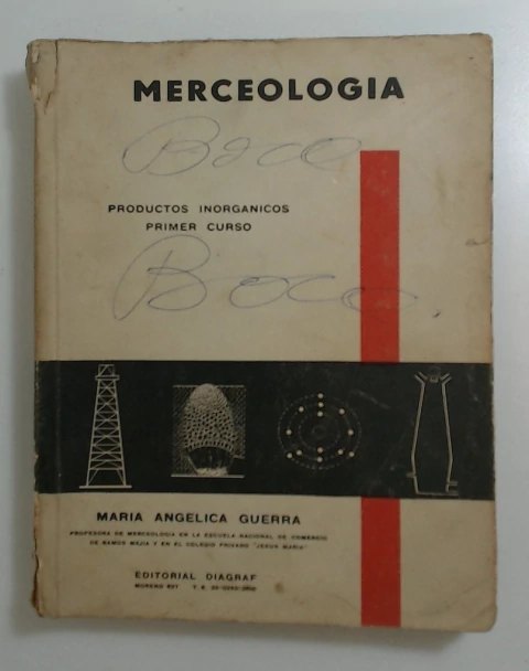 Merceologia, productos inorganicos - 1er Curso