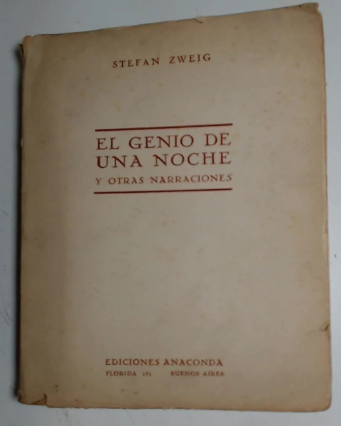 Genio de una noche, el y otras narraciones
