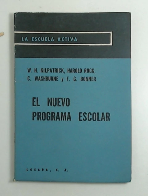 Nuevo programa escolar, el