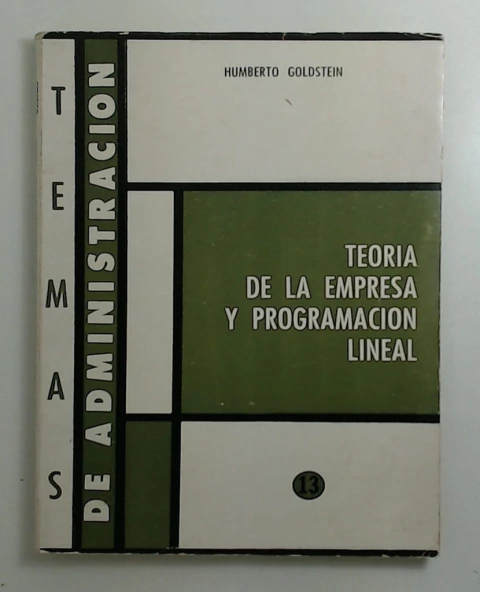 Teoria de la empresa y programacion lineal