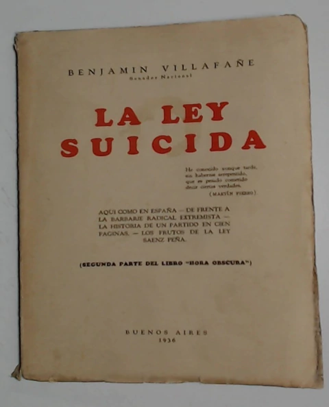 Ley suicida, la