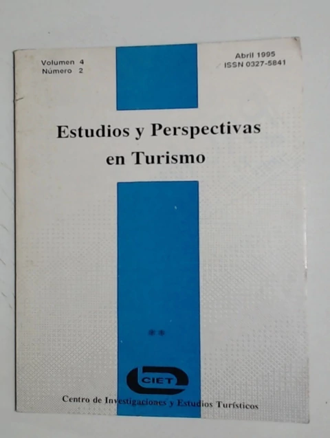 Estudios y perspectivas en Turismo Num 2 Vol 4 Abril 1995