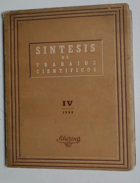 Sintesis de trabajos cientificos IV 1944