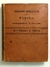 Principios elementales de Fisica experimental y aplicada (Año. 1890)