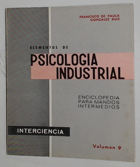 Elementos de psicologia industrial