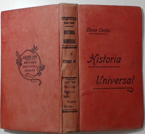 Historia universal Tomo XXXV