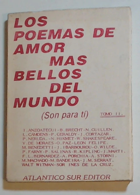 Poemas de amor mas bellos del mundo, los Tomo 2