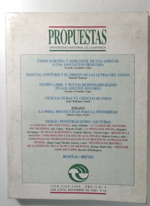 Propuestas 4 Año II 1996