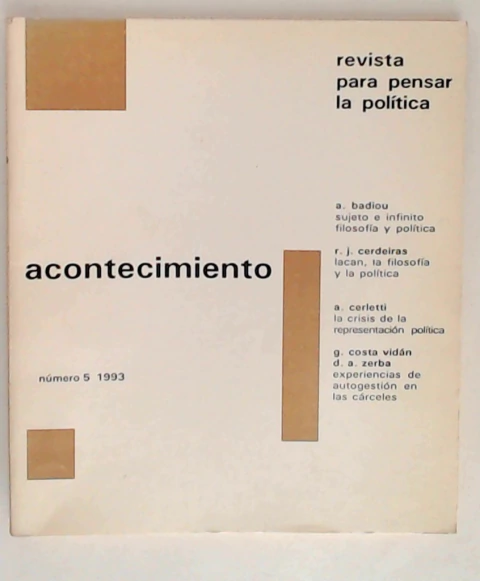 Acontecimiento 5 Año 1993