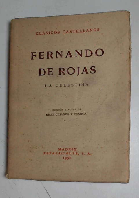 Celestina, La 1 (Intonso)