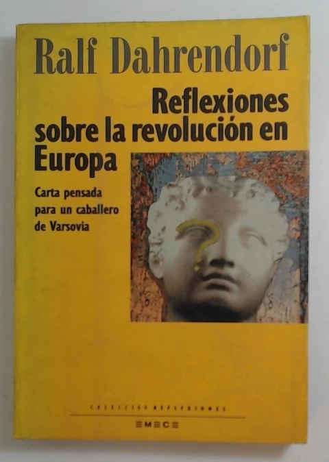 Reflexiones sobre la revolucion en Europa