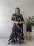 Vestido longo com manga Cris - ANABRE | MODAS