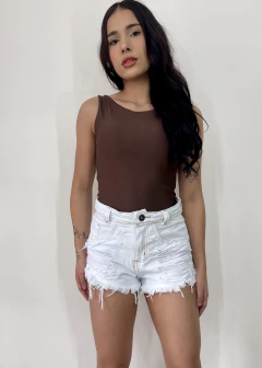 Shorts Jeans Desfiado - comprar online