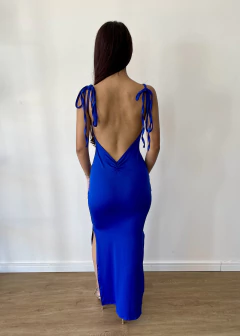 VESTIDO JADE longo -Azul bic na internet