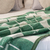 FRAZADA CUADROS - VERDE/BLANCO 2 PLAZAS - comprar online