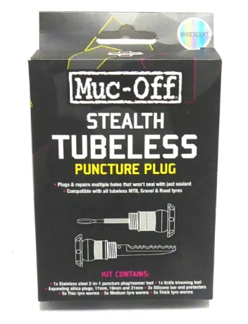 MUC OFF STEALTH TBLS PLUGS IRIDESC 20302
