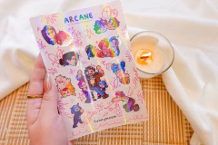 Cartela Adesivos Arcane - Sunny Moum