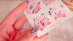 Mini Cartela Jigglypuff Vinil - comprar online